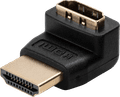BlueBuilt HDMI Kabel 4K 60Hz Nylon 15 Meter + 90° adapter detail