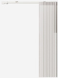 MotionBlinds Curtain Motor and Rails (360cm) product in use
