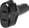 BlueBuilt Power Delivery Car Charger with 2 USB-C Ports 45W Black Main Image