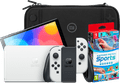 Nintendo Switch OLED Wit + Nintendo Switch Sports + BlueBuilt Beschermhoes Main Image
