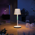 Philips Hue Go Table Lamp - White and Color - White product in use