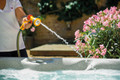 Hozelock Multi-Spraygun Spray Nozzle product in use