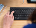 Trust Lyra Compact Keyboard Black QWERTZ product in use