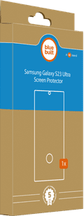 BlueBuilt Samsung Galaxy S23 Ultra Protège-écran Verre emballage