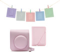 Fujifilm Instax Mini 12 Accessory Kit Blossom Pink front