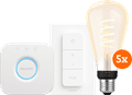 Philips Hue Filament White Ambiance Edison XL 5-Pack Startpakket Main Image