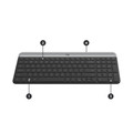 Logitech MK470 Slim Draadloos Toetsenbord en Muis Grijs QWERTY null