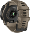 Garmin Instinct 2X Solar Tactical Edition Bruin achterkant