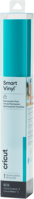 Cricut Smart Vinyl Permanent Aqua 33x91cm Main Image