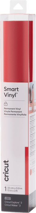 Cricut Smart Vinyl Permanent Red 33x91cm Main Image