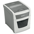 Leitz IQ Small Office Auto+ 50 Paper Shredder P4 left side