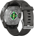 Garmin Fenix 7S Pro Solar Zilver 42mm achterkant