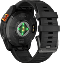Garmin Fenix 7 Pro Solar Zwart 47mm achterkant