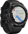 Garmin Fenix 7 Pro Solar Zwart 47mm linkerkant