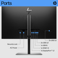 HP E27 G5 FHD Monitor achterkant