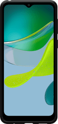 Just in Case Soft Design Motorola Moto E13 Back Cover Zwart voorkant