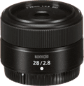 Nikon NIKKOR Z 28 mm f/2.8 dessus