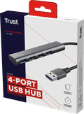 Trust Halyx 4-Poorts USB A 3.2 Gen 1-hub null