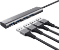 Trust Halyx 4-Poorts USB A 3.2 Gen 1-hub product in gebruik