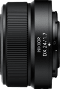 Nikon NIKKOR Z DX 24mm f/1.7 right side