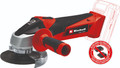 Einhell TC-AG 18/115 Li Solo 4,0 Ah Accu (2x) E-Case S-F Starterspakket voorkant