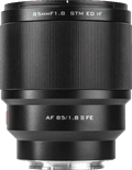 Viltrox FE 85mm f/1.8 AF II Sony E-mount front