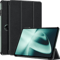 Just in Case Smart Tri-Fold OnePlus Pad Book Case Zwart voorkant