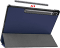 Just in Case Smart Tri-Fold Samsung Galaxy Tab S9/S9 FE/S10 FE Book Case Blue right side