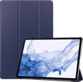 Just in Case Smart Tri-Fold Samsung Galaxy Tab S9/S9 FE/S10 FE Book Case Blue front