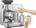 Sage the Barista Touch Impress Brushed Stainless Steel product in gebruik