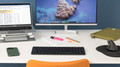 BlueBuilt Draadloos Bluetooth QWERTY Toetsenbord + Draadloze Bluetooth Muis product in gebruik