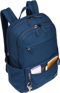 Case Logic Uplink Laptop Rugzak - Donkerblauw linkerkant