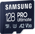 Samsung PRO Ultimate 128 GB (2023) microSDXC + USB lezer linkerkant