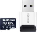 Samsung PRO Ultimate 256GB (2023) MicroSDXC + USB Reader Main Image