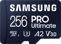Samsung microSDXC PRO Ultimate 256GB 130MB/s + USB Reader front