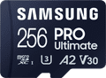 Samsung PRO Ultimate 256GB (2023) MicroSDXC + USB Reader front