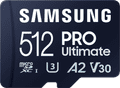 Samsung PRO Ultimate 512 GB (2023) microSDXC + USB lezer voorkant