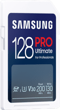 Samsung SDXC PRO Ultimate 128GB 130MB/s left side