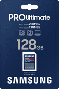 Samsung SDXC PRO Ultimate 128GB 130MB/s packaging