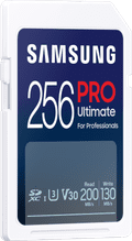 Samsung SDXC PRO Ultimate 256 GB 130MB/s left side