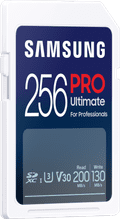 Samsung PRO Ultimate 256GB (2023) SDXC left side