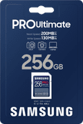 Samsung SDXC PRO Ultimate 256 GB 130MB/s packaging