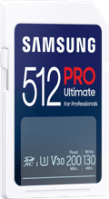 Samsung PRO Ultimate 512GB (2023) SDXC left side