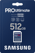 Samsung SDXC PRO Ultimate 512GB 130MB/s verpakking