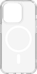 BlueBuilt Protective Back Cover with MagSafe iPhone 15 Pro Transparent back