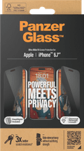 PanzerGlass Ultra-Wide Fit Apple iPhone 15 Plus Privacy Screenprotector Glas verpakking