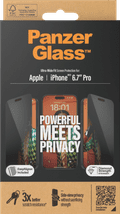 PanzerGlass Ultra-Wide Fit Apple iPhone 15 Pro Max Privacy Screenprotector Glas null