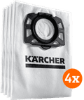 Kärcher Vacuum Cleaner Bag for WD 4/5/6 (4x) Main Image
