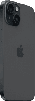 Apple iPhone 15 256GB Zwart + Apple Snellader rechterkant