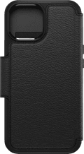 Otterbox Strada Apple iPhone 15 Book Case Cuir Noir avec MagSafe arrière